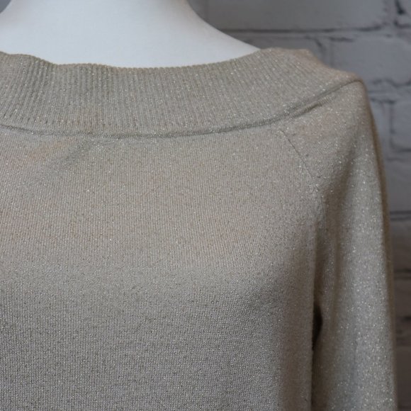 Tan and Gold Sophisticated Sweater - Picture 3 of 8